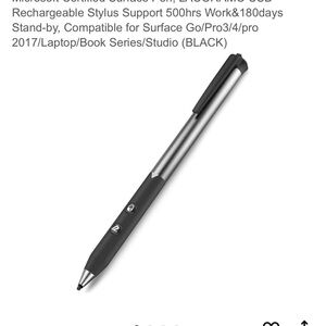 Black and Silver Stylus Pen